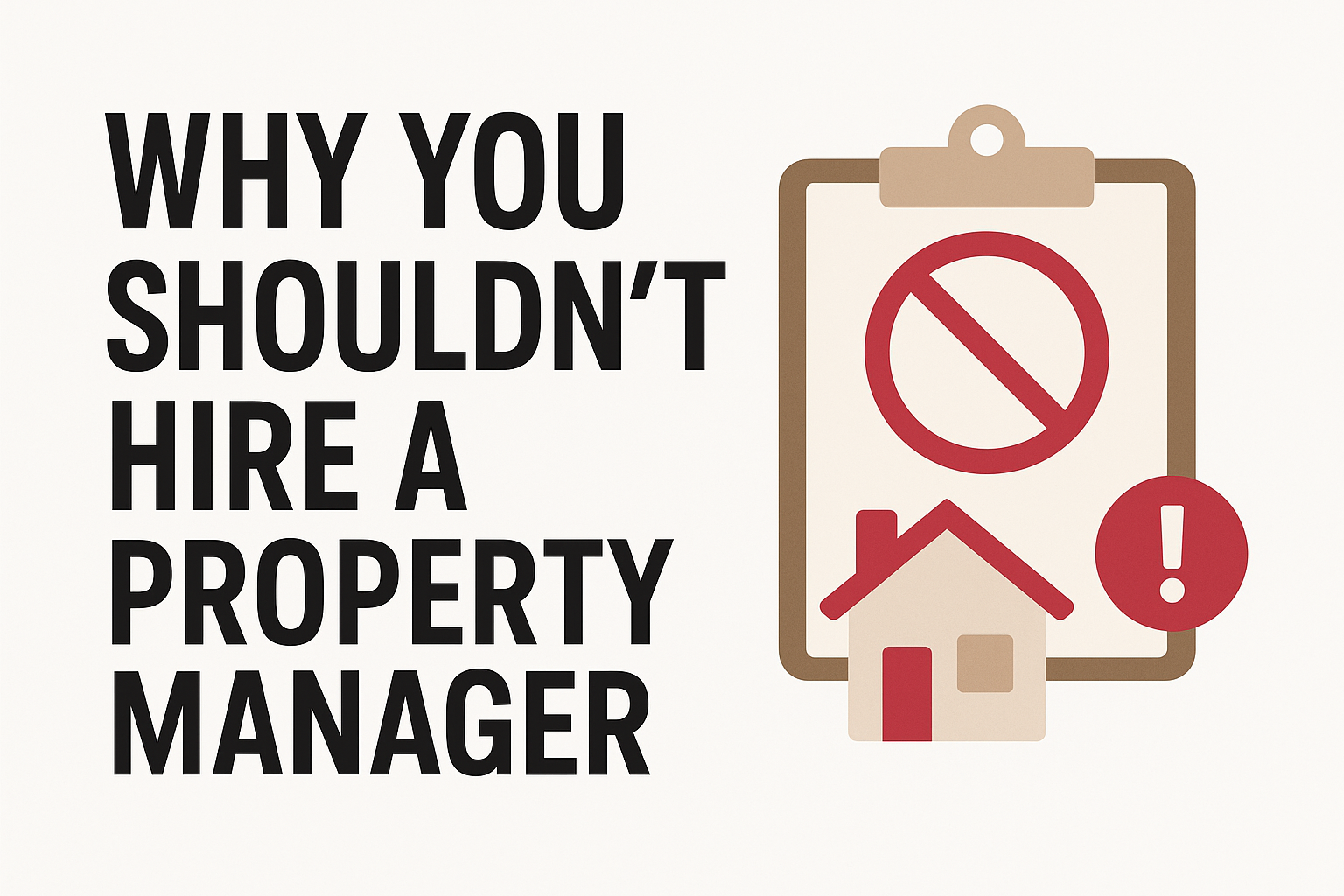 I’m a Property Manager — Here’s Why You Shouldn’t Hire One